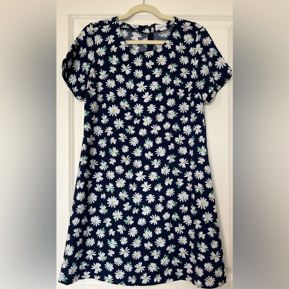 Old Navy Blue Floral Daisy Dress